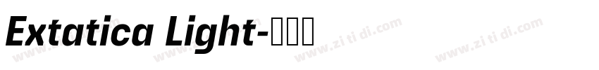Extatica Light字体转换